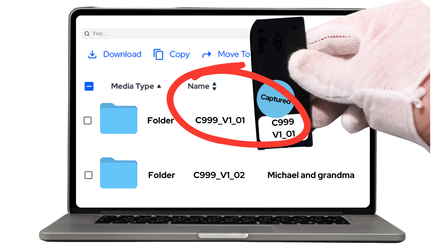 Data Card Transfer