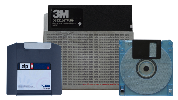 Zip, 3.5 Inch, and 5.25 Inck Floppy Disks