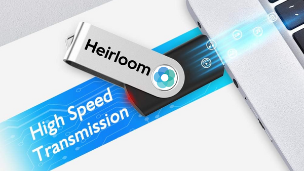 Heirloom Flash Drive High Speed Transmission