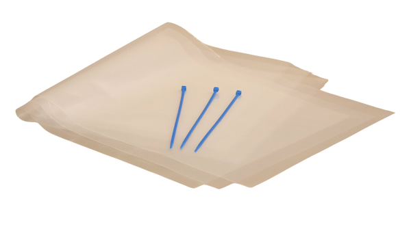 Heirloom Industrial Grade Plastic Bags and Zip Ties for Waterproof Integrity