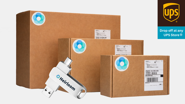 Heirloom Shipping Box USB Bundle With UPS