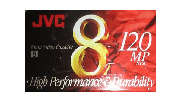 JVC 120MP NTSC 8mm Video Cassette Tape Cover