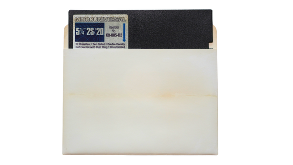 MICROUNIVERSAL 5 1_4 Two Sided, Double Density Floppy Disk
