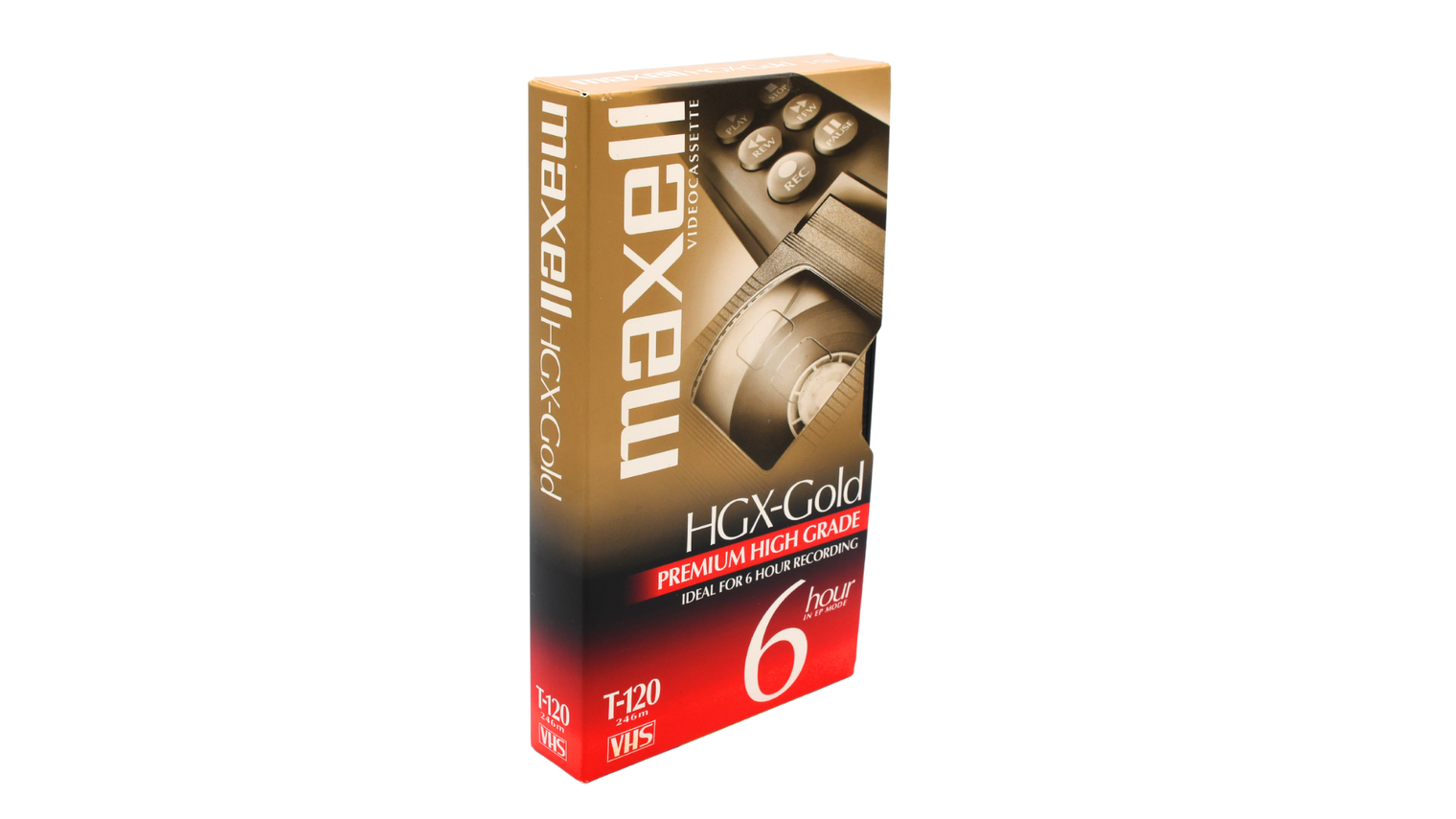 Maxell HGW-Gold T-120 6 Hour VHS Tape