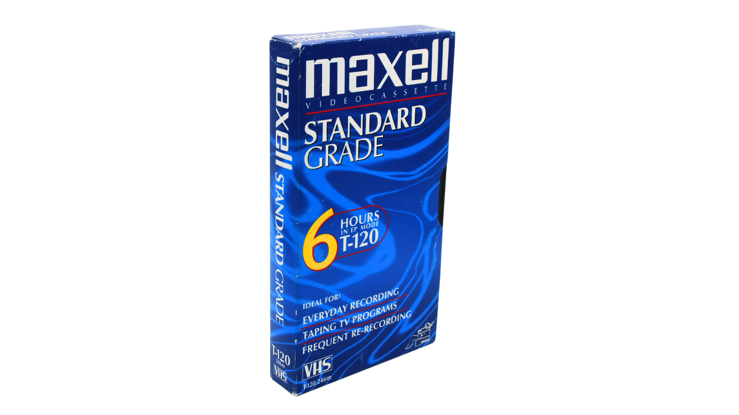 Maxell T-120 Standard Grade 6 Hour VHS Tape