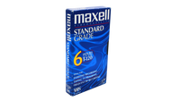 Maxell T-120 Standard Grade 6 Hour VHS Tape