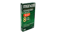 Maxell T-160 Standard Grade 8 Hour VHS Videocassette