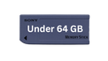 Memory Card Under 64 GB