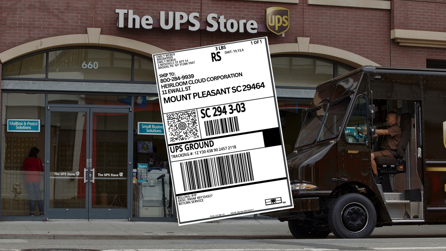 Heirloom Shipping Label