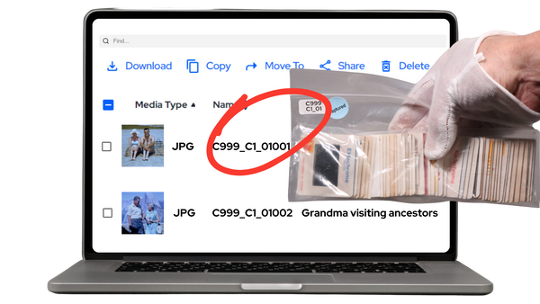 Photo Slides to Digital Preserved on the Cloud