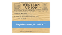 Document Scanning Up to 11" x 17"