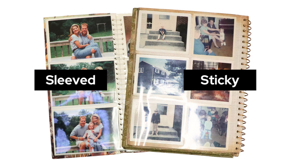 Sleeved and Sticky Page Photo Albums