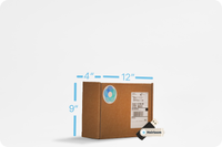 Small Heirloom Shipping Box Bundled With a Prepaid USB Flash Drive