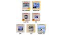 Standard Size Photo Slides in a 2 x 2 Frame