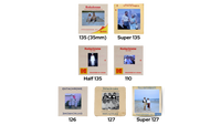 Standard Size Photo Slides in a 2 x 2 Frame