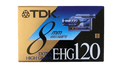 TDK E-HG120 8mm Videocassette Tape Cover