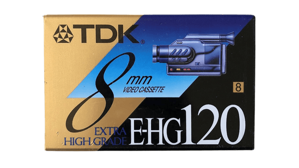 TDK E-HG120 8mm Videocassette Tape Cover