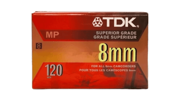 TDK MP 120 8mm Tape Cover