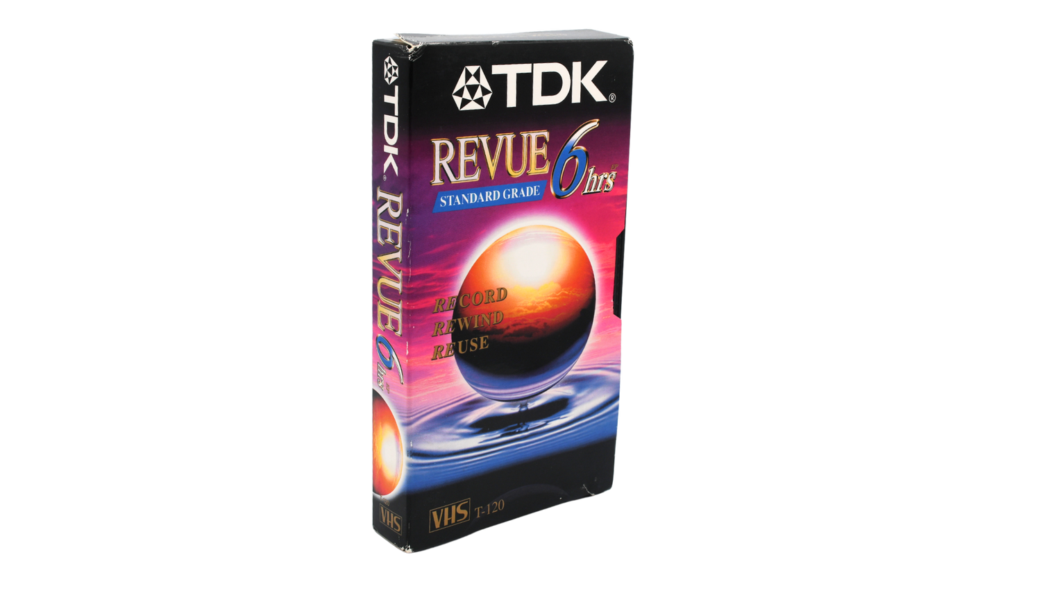 TDK Revue Standard Grade 6 Hour VHS Tape