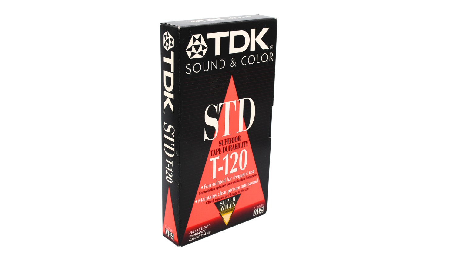 TDK T-120 Sound & Color STD VHS Tape
