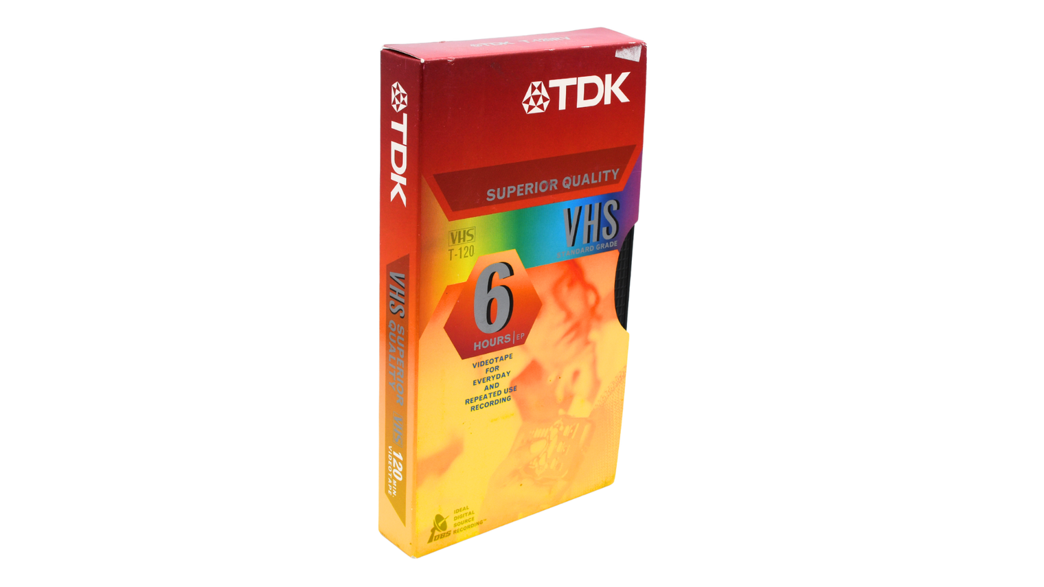 TDK T-120 Superior Quality 6 Hour VHS Tape