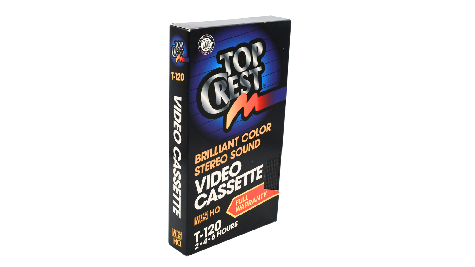 Top Crest T-120 VHS Video Cassette