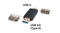 Heirloom Flash Drive for Digital Memories with Type A and Type C