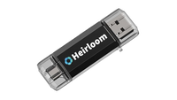Close Up of the Heirloom Flash Drive for Digital Memories