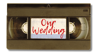 Wedding Video on a VHS Cassette Tape