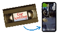 VHS to Digtial of 1990s Wedding Video