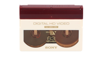 White Sony DVM63 Digital HD Video MiniDV Tape